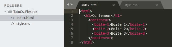 HEMERA media & conseil – Structure HTML Flexbox