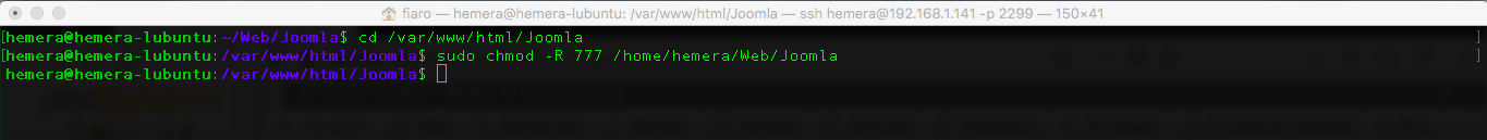 HEMERA media & conseil - Hébergement site Joomla Madagascar - Serveur web local Linux