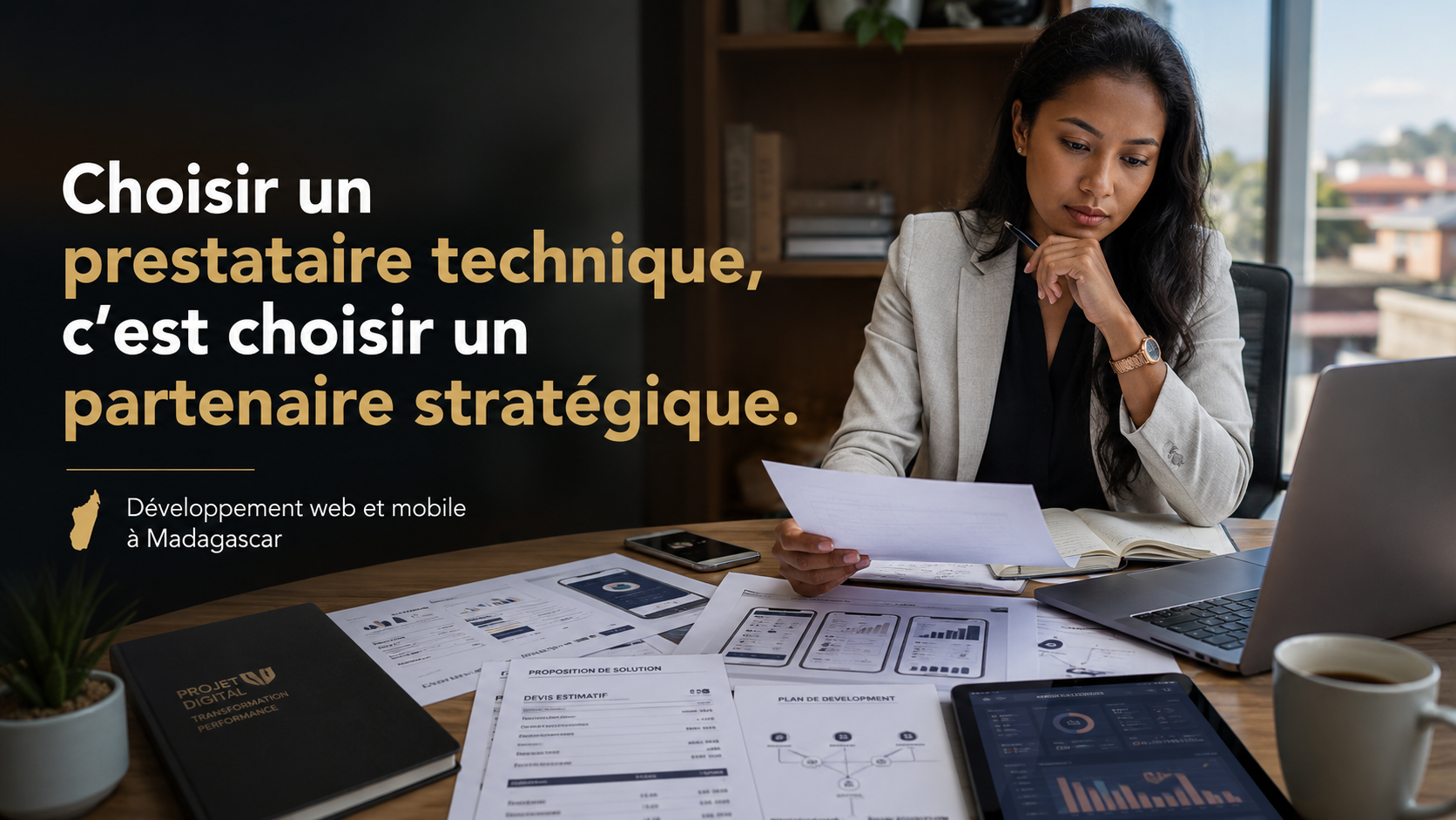 Choisir un prestataire en développement web et mobile à Madagascar pour une application métier sur mesure.